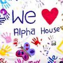 Alpha House Hand Mural