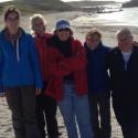 An Iona group at the beach